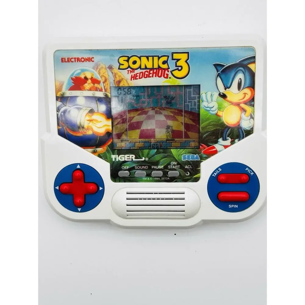 Vintage Tiger Electronics “Sonic The Hedgehog 3”Handheld Game- Tested & Working!